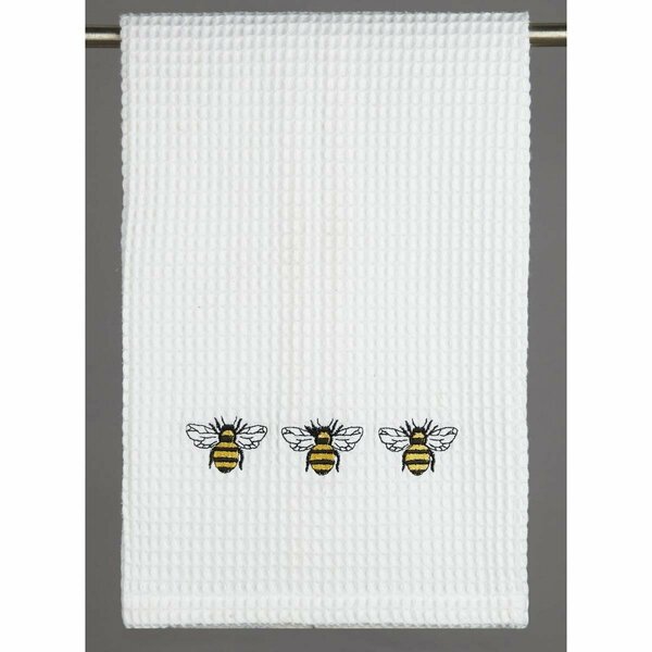 Tarifa 16 x 25 in. Bumblebee Trio Waffle Weave Towel, 4PK TA3115546